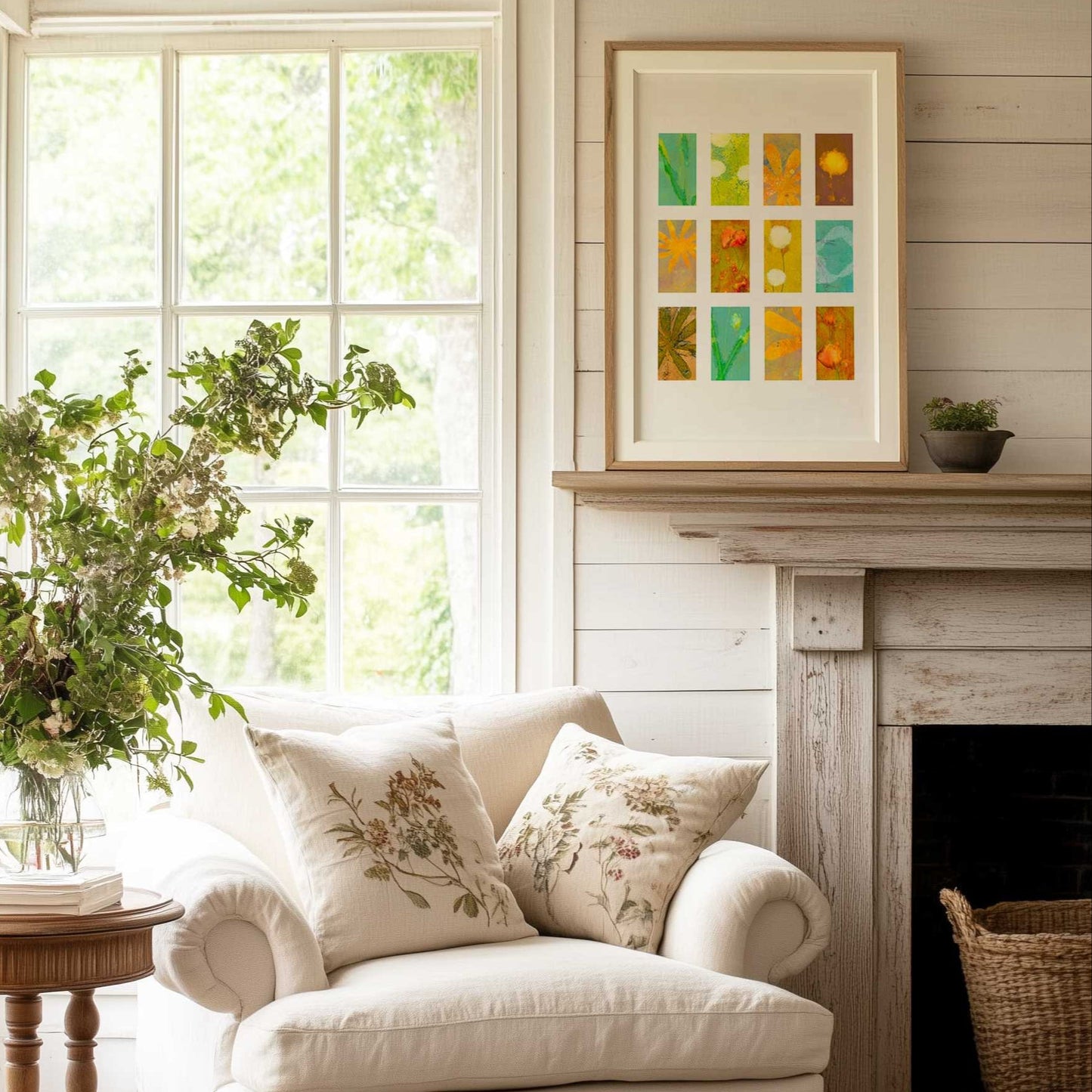 Past the River Through the Fields - Fine Art Print on Paper