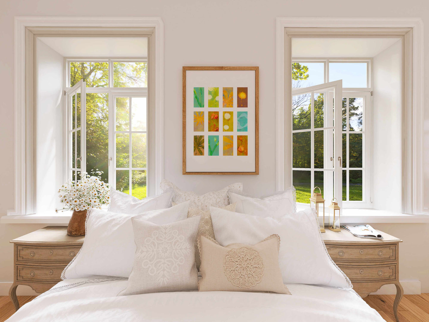 Past the River Through the Fields - Fine Art Print on Paper