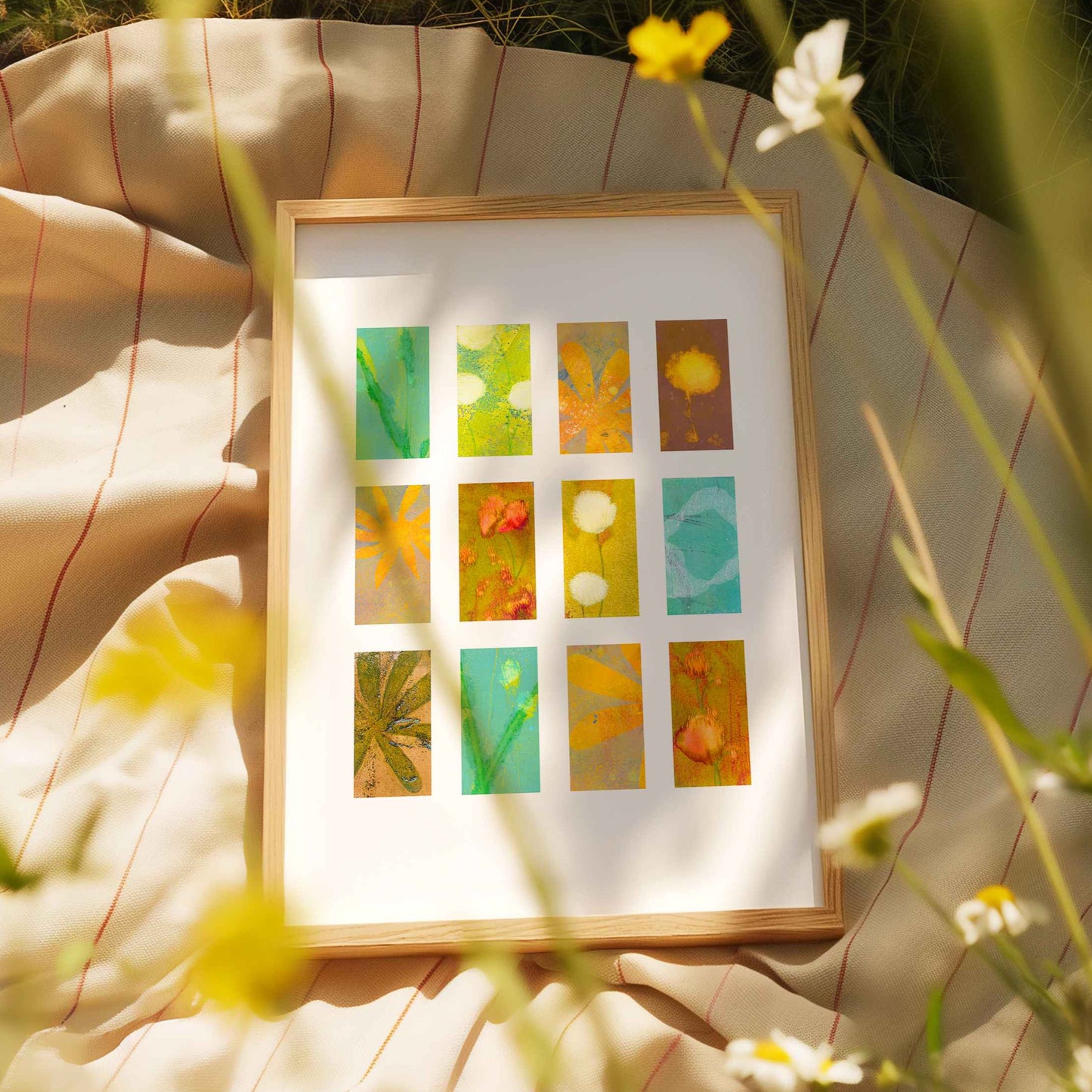 Past the River Through the Fields - Fine Art Print on Paper