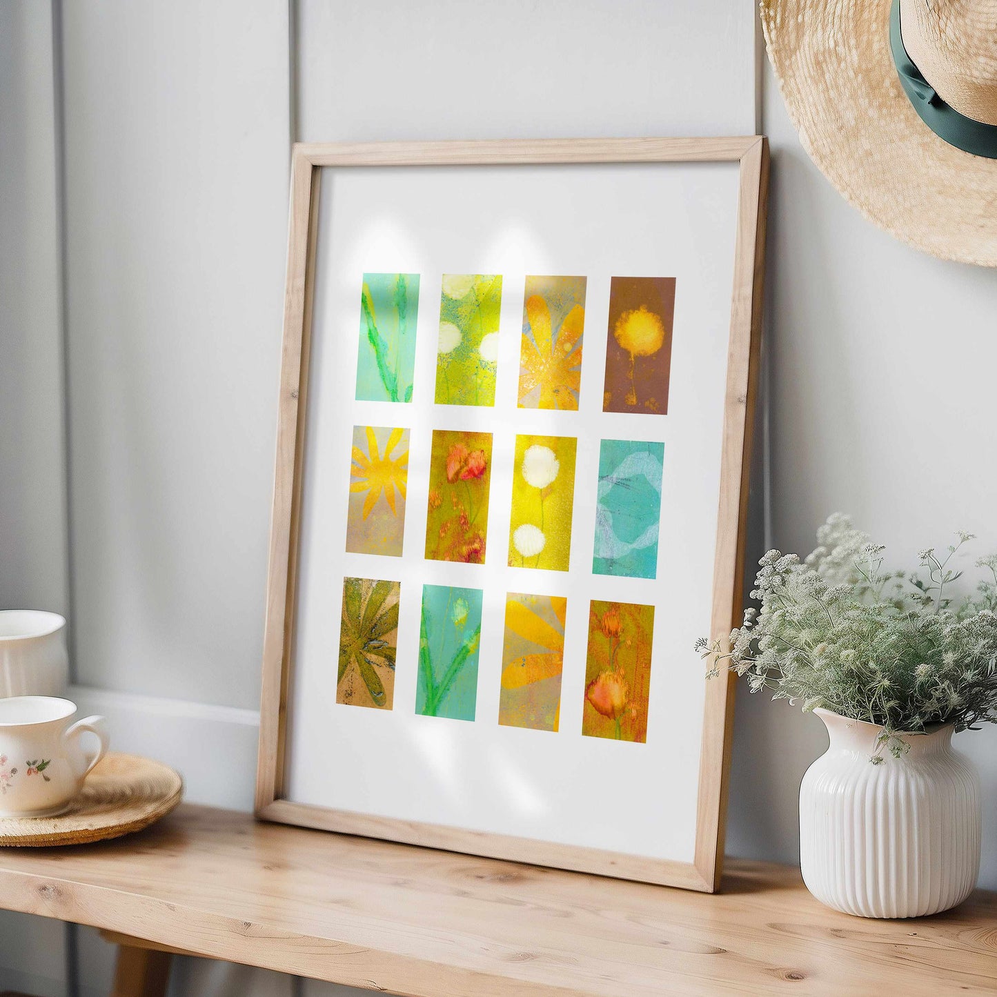 Past the River Through the Fields - Fine Art Print on Paper