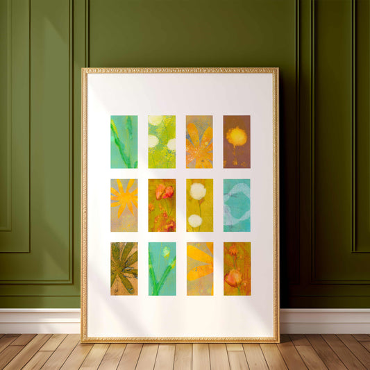 Past the River Through the Fields - Fine Art Print on Paper