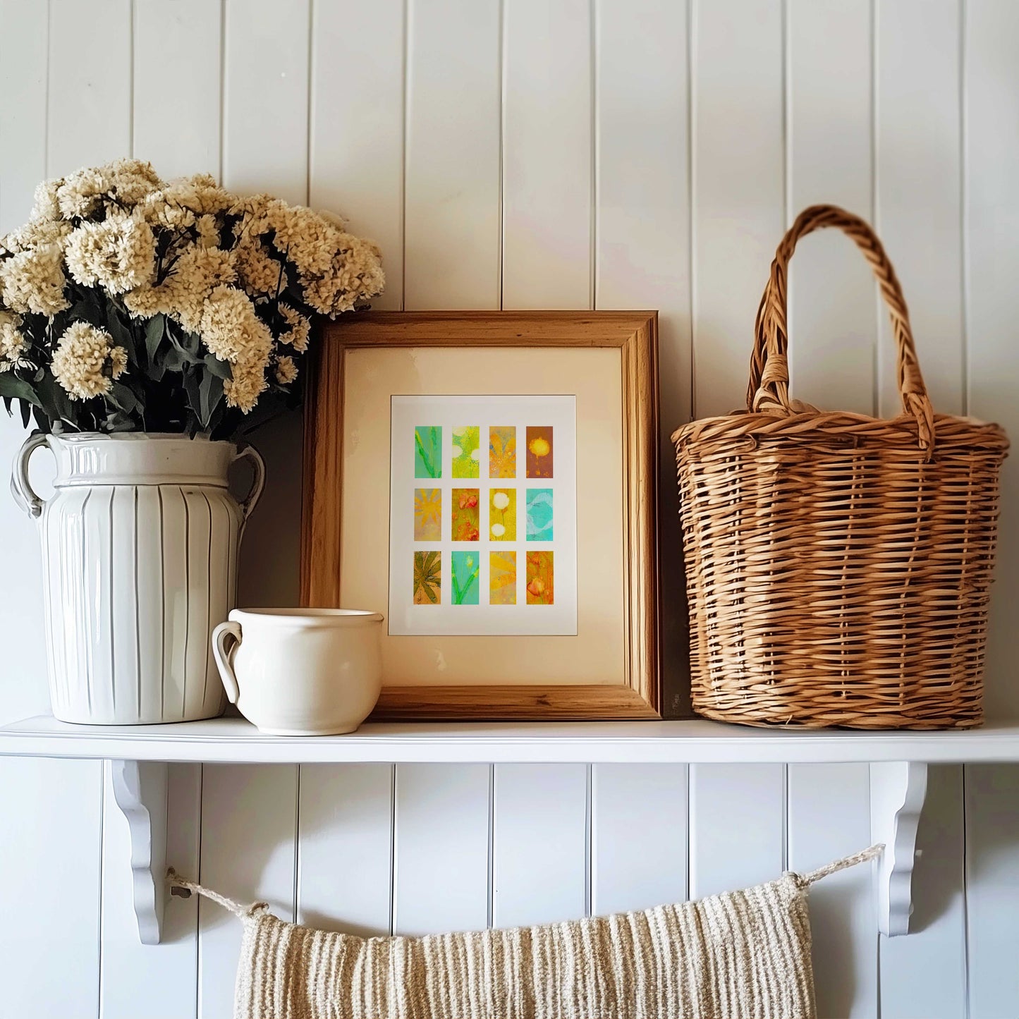 Past the River Through the Fields - Fine Art Print on Paper